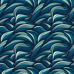 Papier peint adhésif BLUE WAVE 120x260 cm