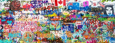 Tableau plexi WE ARE STREETART 120x40 cm